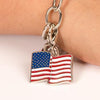 Flag Charm Bracelet 4095 Gift Sales