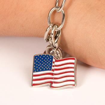 Flag Charm Bracelet 4095 Gift Sales