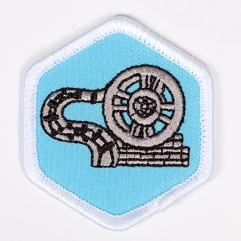 Cinematography Badge White-Pi/pa 4140 Badges