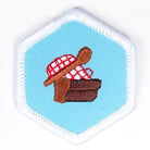Cooking Badge White-Pi/pa 4140 Badges