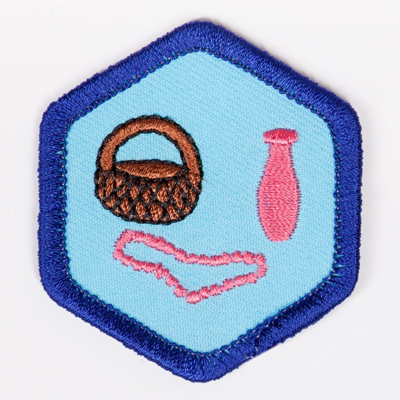 Creative Crafts Badge Blue-Th 4140 Badges
