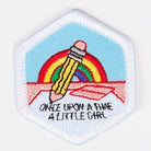 Creative Writing Badge White-Pi/pa 4140 Badges