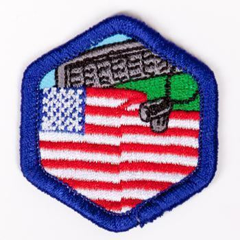 Freedoms Heroes Badge Blue-Th 4140 Badges