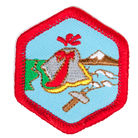 Geology Badge Red-Ex 4140 Badges