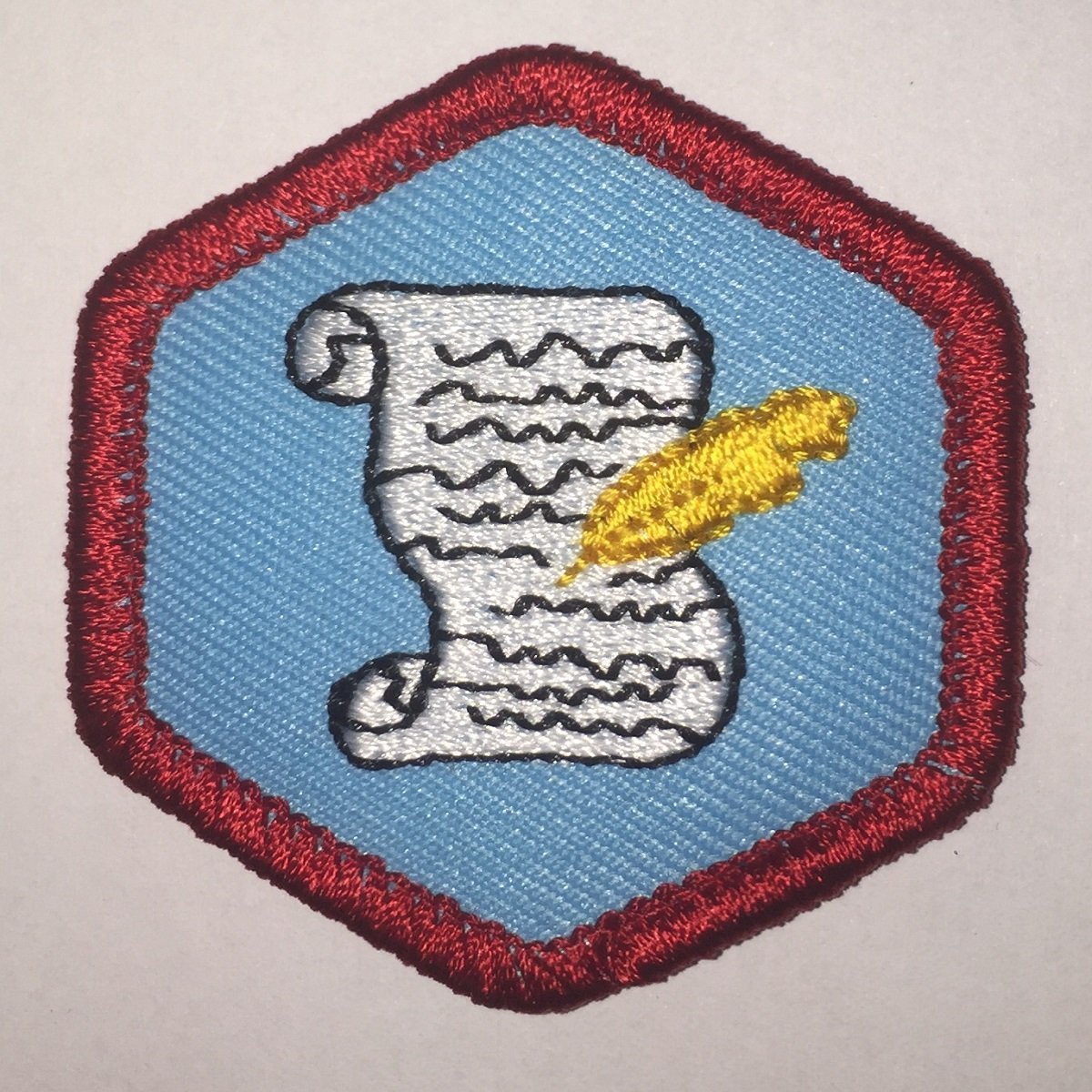 Our Heritage Badge Red-Ex 4140 Badges