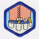 Home Care And Repair Badge Blue-Th 4140 Badges