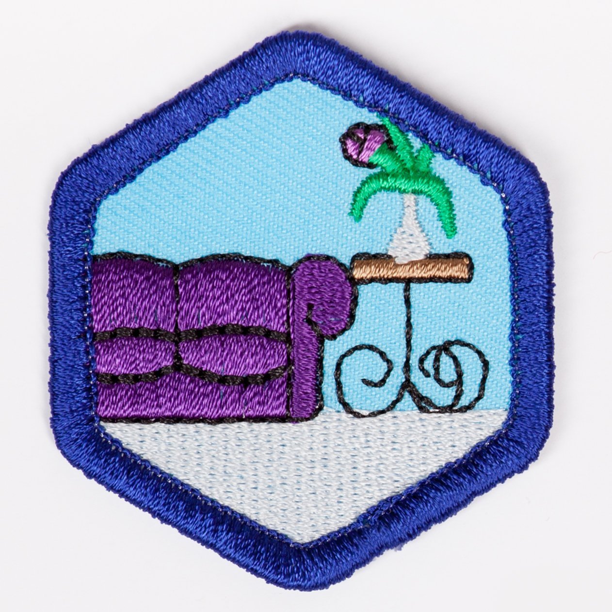 Home Decorating Badge Blue-Th 4140 Badges