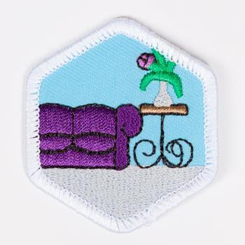 Home Decorating Badge White-Pi/pa 4140 Badges