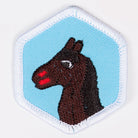 Horsemanship Badge White-Pi/pa 4140 Badges