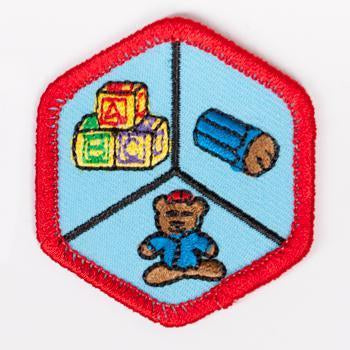 Kid Care Badge Red-Ex 4140 Badges