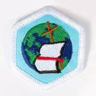 Mission Minded Badge White-Pi/pa 4140 Badges
