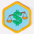 Money Management Badge Gold 4140 Badges
