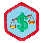 Money Management Badge Red-Ex 4140 Badges