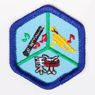 Music Performance Badge Blue-Th 4140 Badges