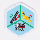 Music Performance Badge White-Pi/pa 4140 Badges