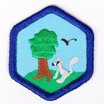 Nature And Wildlife Badge Blue-Th 4140 Badges