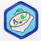 Needle Arts Badge Blue-Th 4140 Badges