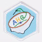 Needle Arts Badge White-Pi/pa 4140 Badges