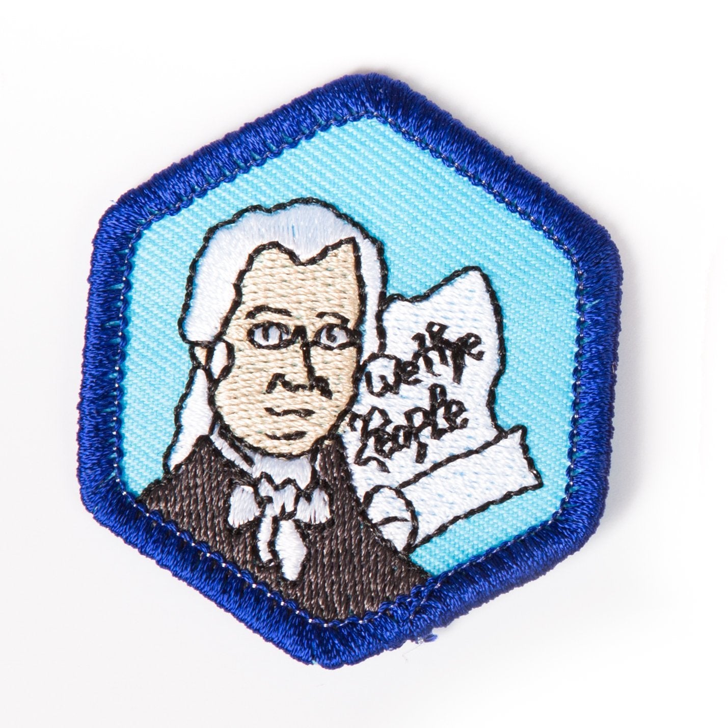 Our Constitution Badge Blue-Th 4140 Badges