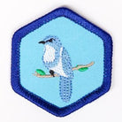 Our Feathered Friends Badge Blue-Th 4140 Badges