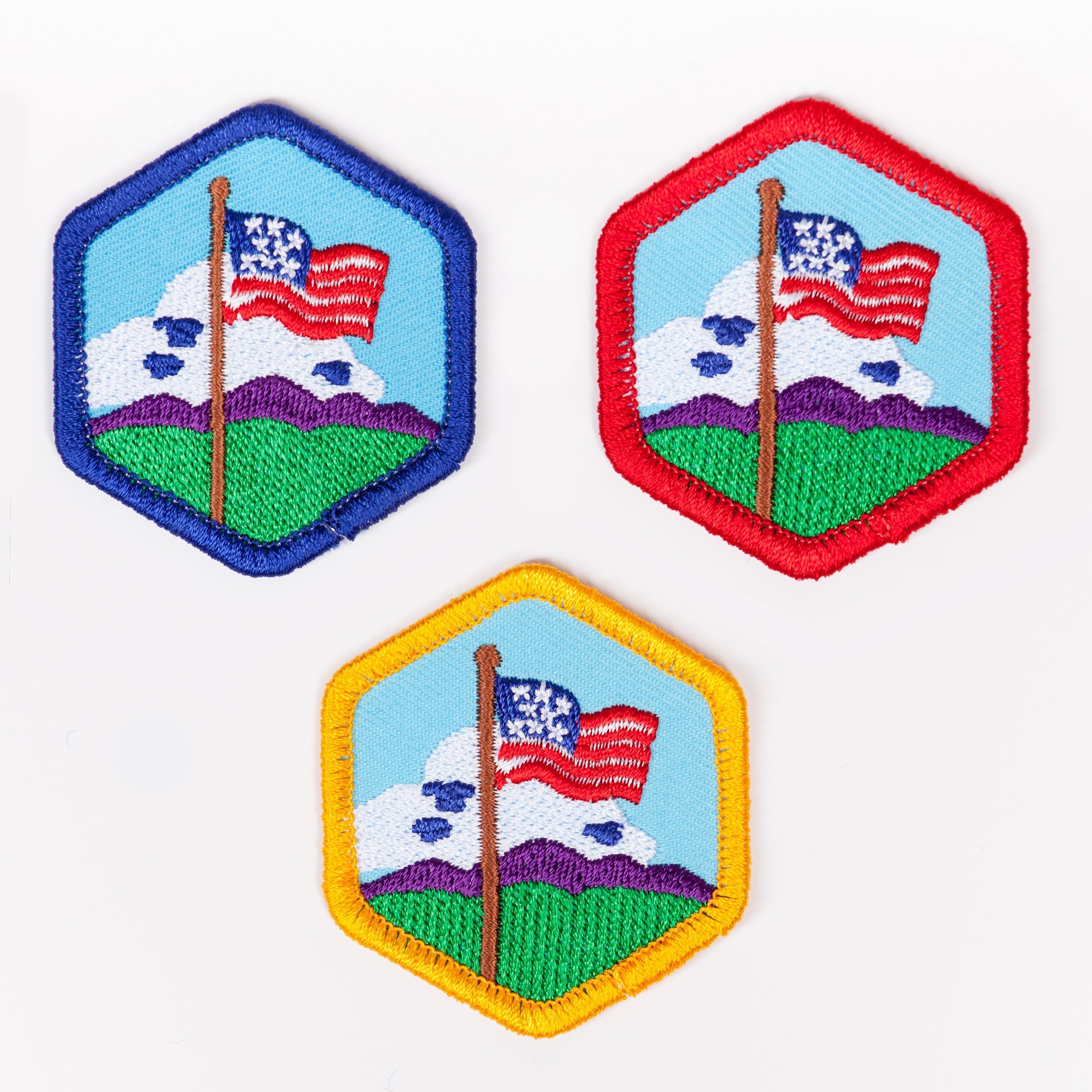 Our Flag Badge 4140 Badges