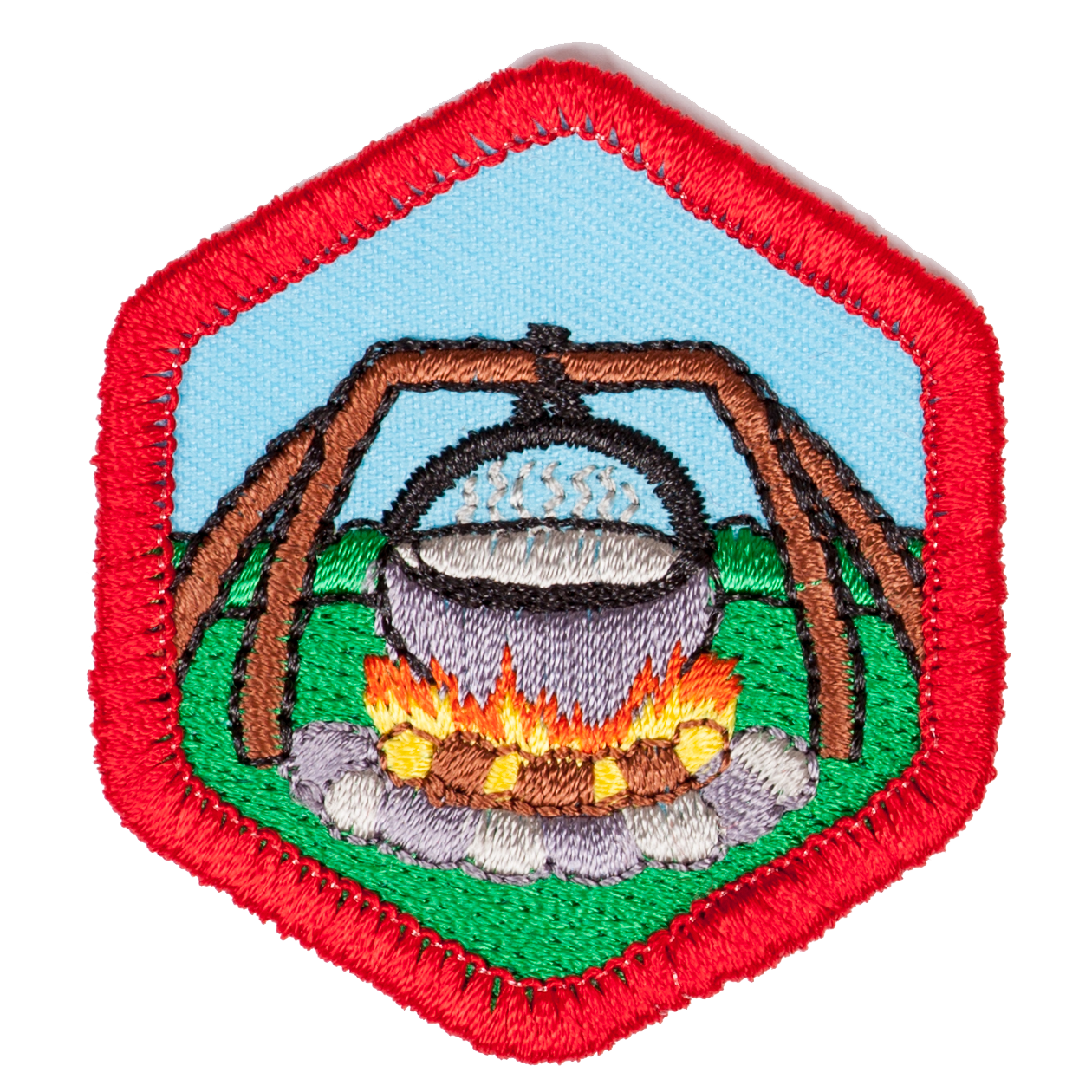 Outdoor Cooking Badge Red-Ex 4140 Badges