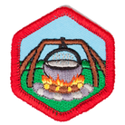 Outdoor Cooking Badge Red-Ex 4140 Badges