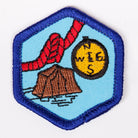 Outdoor Skills Badge Blue-Th 4140 Badges