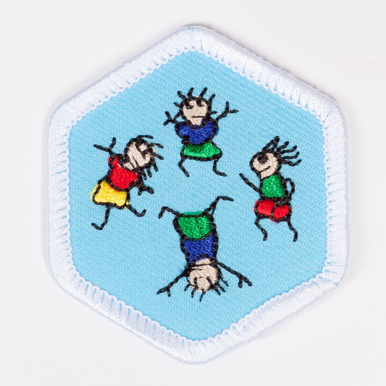 Physical Fitness Badge White-Pi/pa 4140 Badges