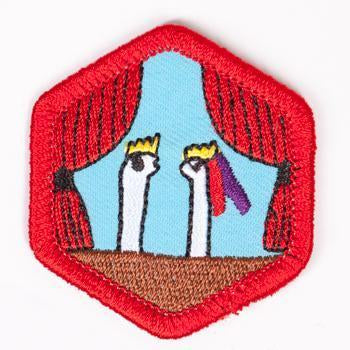 Puppetry Badge Red-Ex 4140 Badges