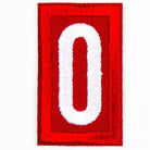 Red Troop Number Patches / 0 4135 Uniforms