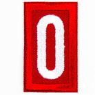 Red Troop Number Patches / 0 4135 Uniforms