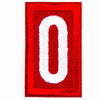 Red Troop Number Patches / 0 4135 Uniforms