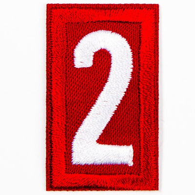 Red Troop Number Patches / 2 4135 Uniforms