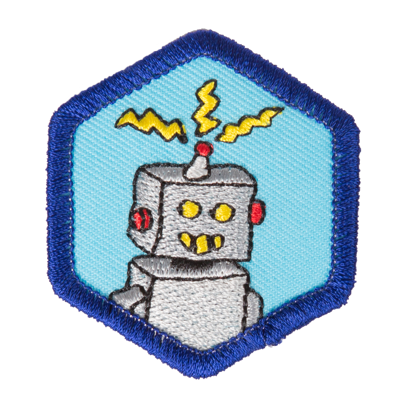 Robotics Badge Blue-Th 4140 Badges