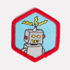 Robotics Badge Red-Ex 4140 Badges