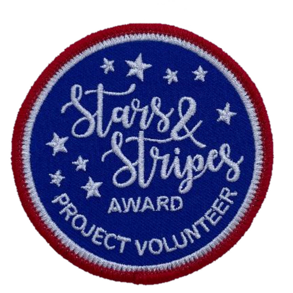 AHG Stars & Stripes Award Project Volunteer Patch