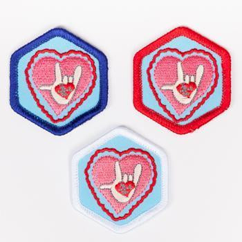 Sign Language Badge 4140 Badges