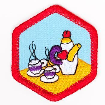 Social Skills And Etiquette Badge Red-Ex 4140 Badges