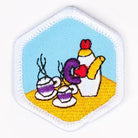 Social Skills And Etiquette Badge White-Pi/pa 4140 Badges