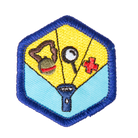 Survival Search And Rescue Badge Blue-Th 4140 Badges