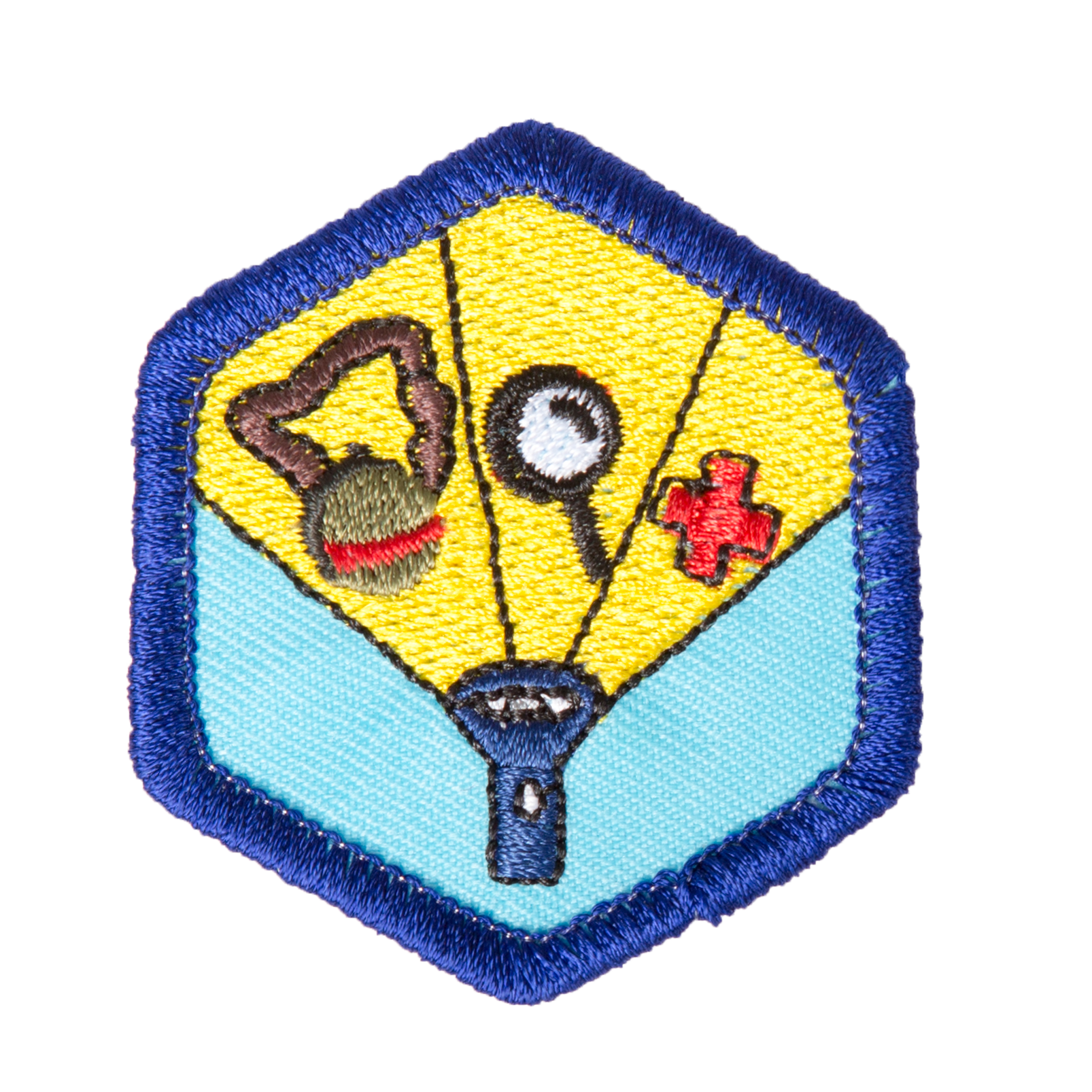Survival Search And Rescue Badge Blue-Th 4140 Badges