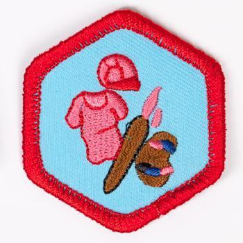 Textile Arts Badge Red-Ex 4140 Badges