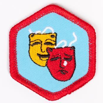 Theater Badge Red-Ex 4140 Badges