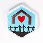 Together As A Family Badge White-Pi/pa 4140 Badges