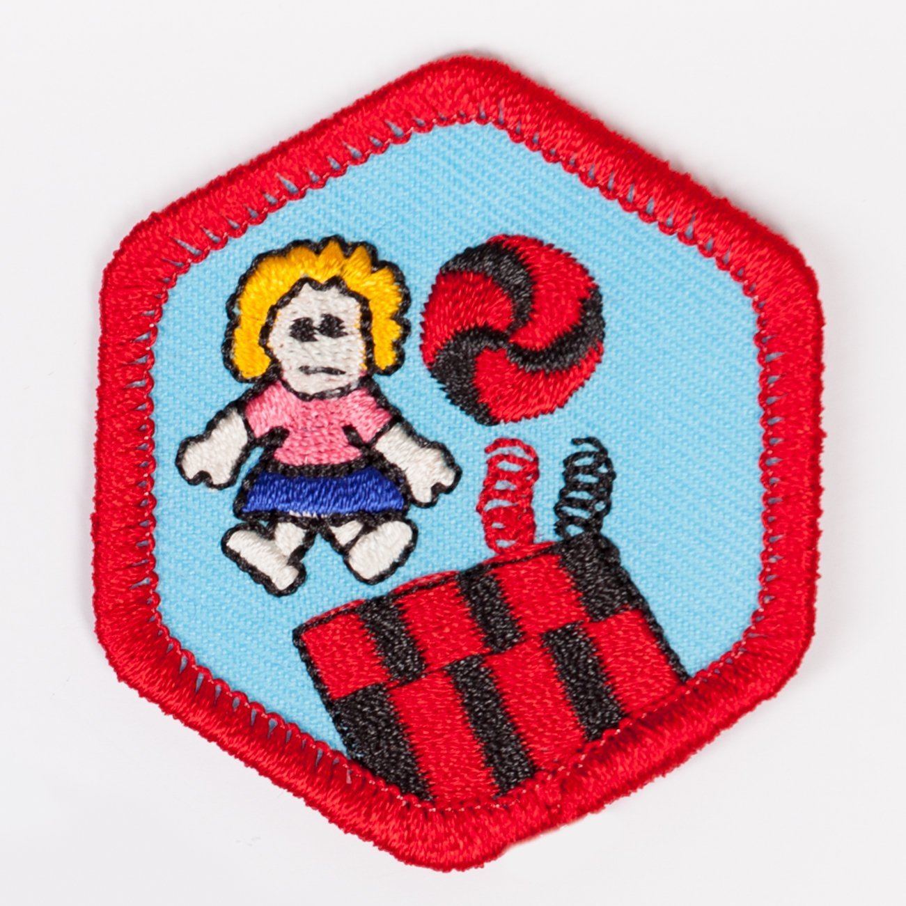 Toys And Games Badge Red-Ex 4140 Badges