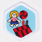 Toys And Games Badge White-Pi/pa 4140 Badges
