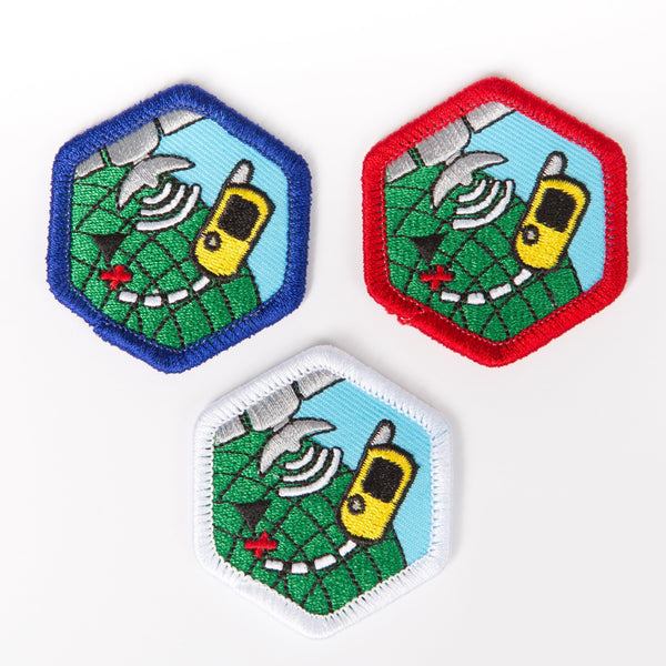 米国連邦検事局　U.S. Attorney’s Office バッジ（グリーン） Where_in_the_World_Badge-
