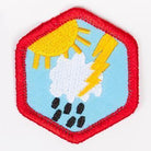 Young Meteorologist Badge Red-Ex 4140 Badges