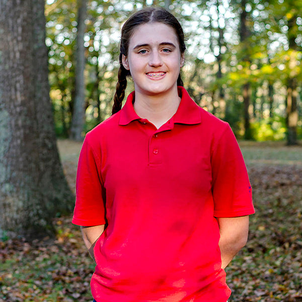 AHG Official Short-Sleeved Girl Uniform Polo - Red